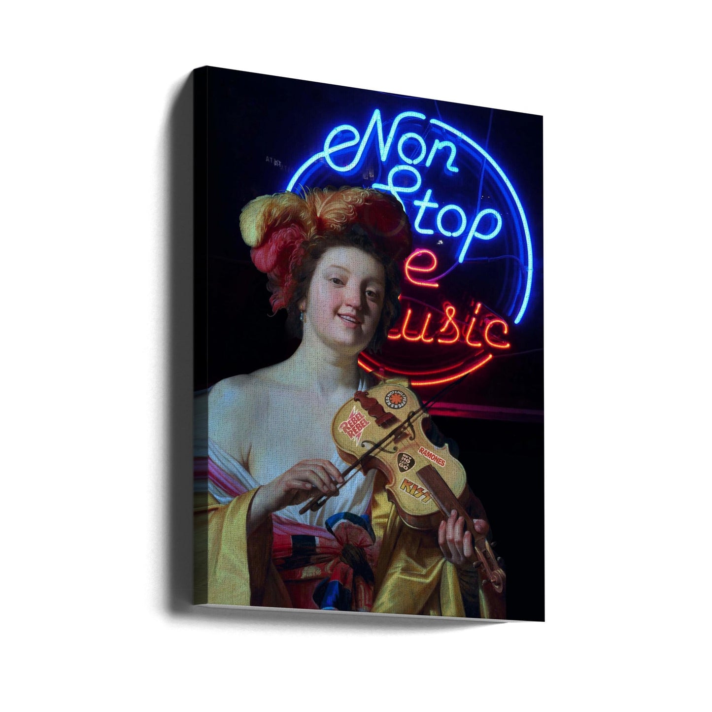 Non Stop the Music- Canvas Print