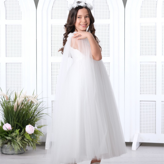 Celestial Lace Girls Formal Dress
