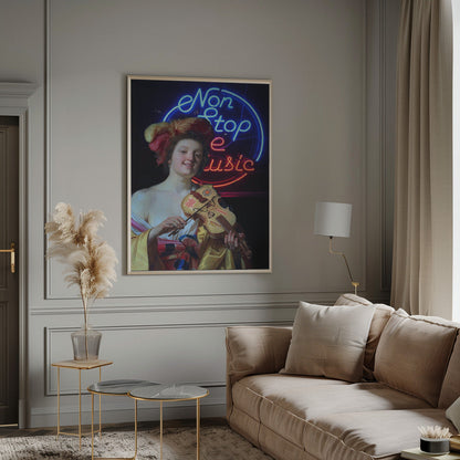 Non Stop the Music- Canvas Print