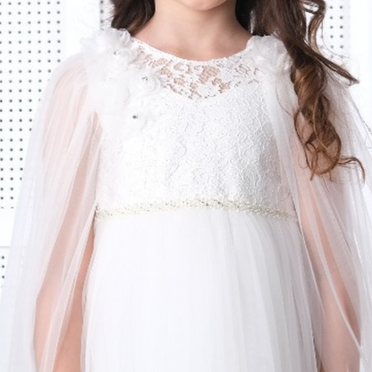 Celestial Lace Girls Formal Dress