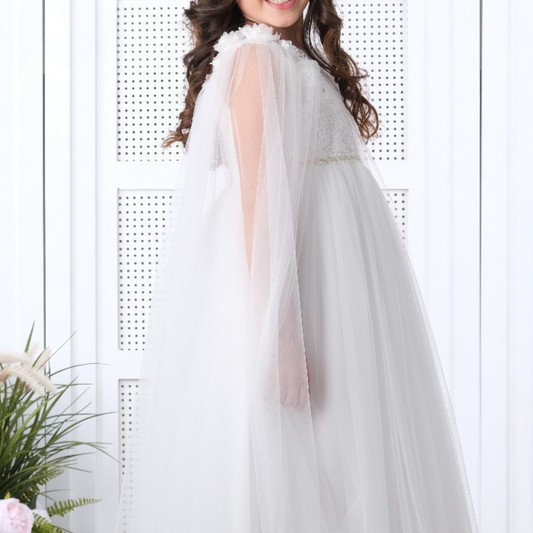 Celestial Lace Girls Formal Dress