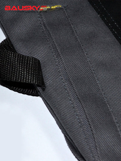 100% Cotton Cargo Pants with Detachable Knee Reinforcement Pockets [B125]-4
