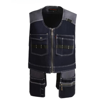 Surveyor's Vest with Multi-Pockets, for Contruction and Maintenance Workers [B208]-3