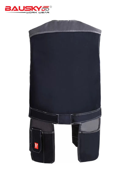 Surveyor's Vest with Multi-Pockets, for Contruction and Maintenance Workers [B208]-4