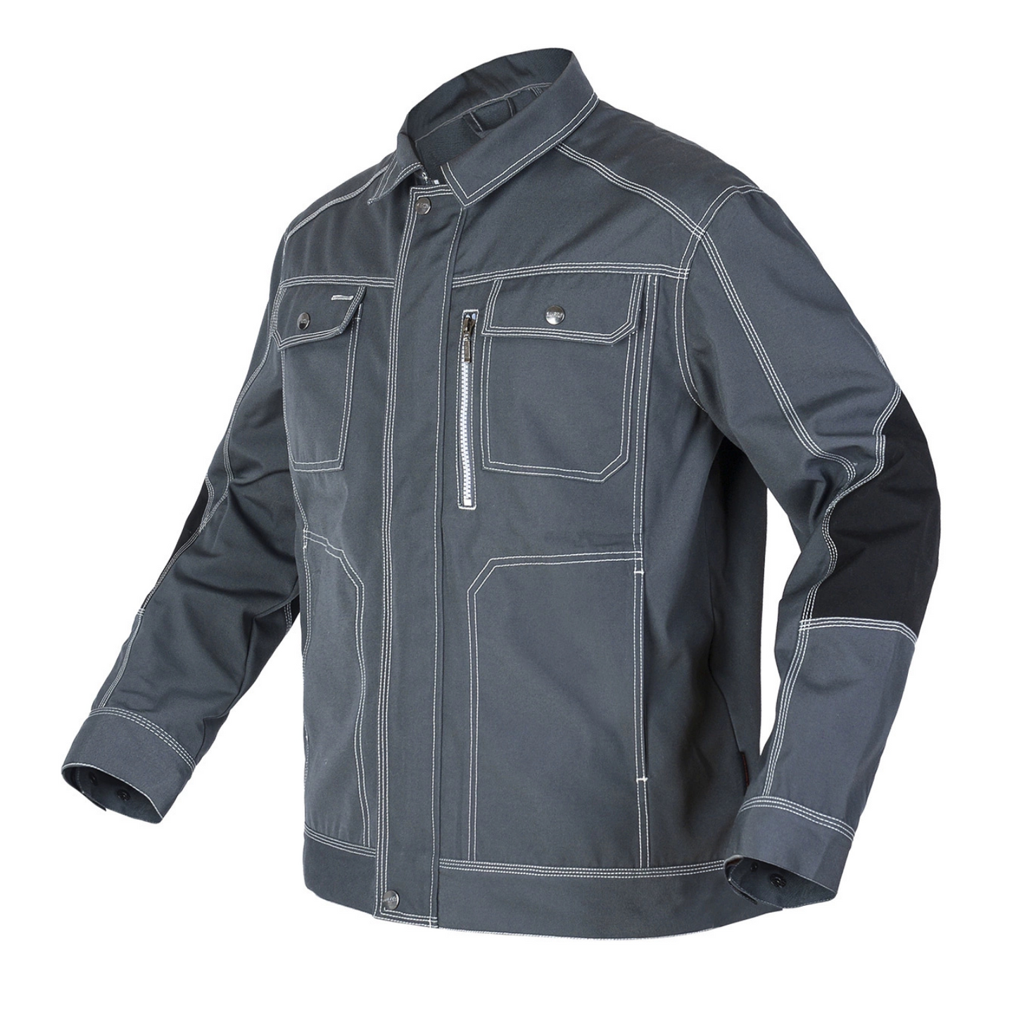 Work Jacket – Durable Cargo Style with Utility Pockets & Zip Chest Pocket– Bauskydd [B212]-3