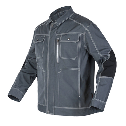 Work Jacket – Durable Cargo Style with Utility Pockets & Zip Chest Pocket– Bauskydd [B212]-3