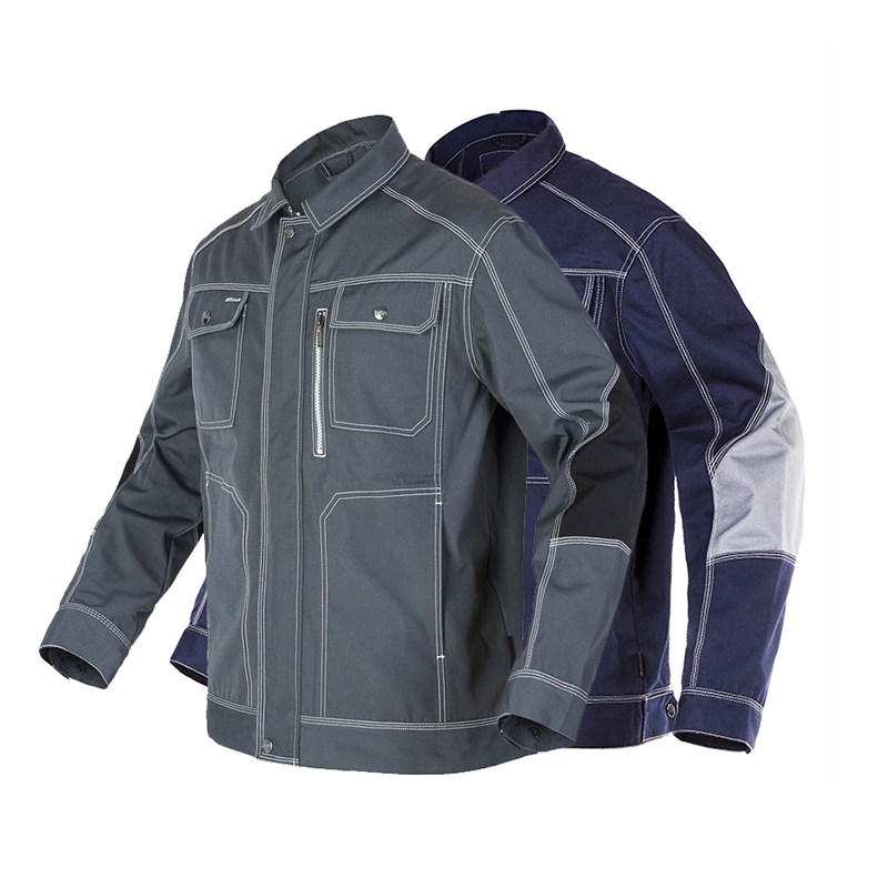 Work Jacket – Durable Cargo Style with Utility Pockets & Zip Chest Pocket– Bauskydd [B212]-2