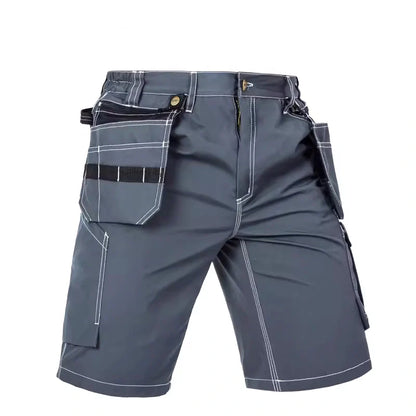 Utility Work Shorts with Detachable Tool Pockets [B219]-3