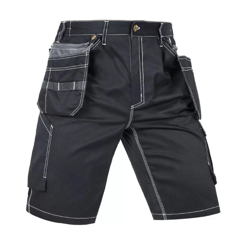 Utility Work Shorts with Detachable Tool Pockets [B219]-4
