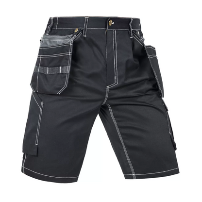 Utility Work Shorts with Detachable Tool Pockets [B219]-4
