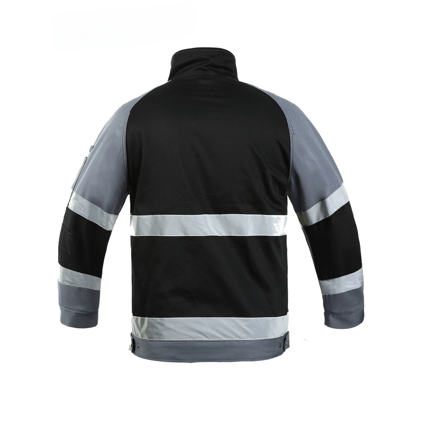 Work Jacket – Reflective Stripes, Badge Pocket & Utility Storage – Bauskydd [B232]