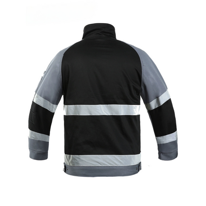 Work Jacket – Reflective Stripes, Badge Pocket & Utility Storage – Bauskydd [B232]
