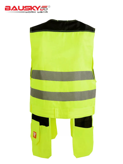 Class 2 Hi Vis Surveyor's Safety Vest [B233]-3