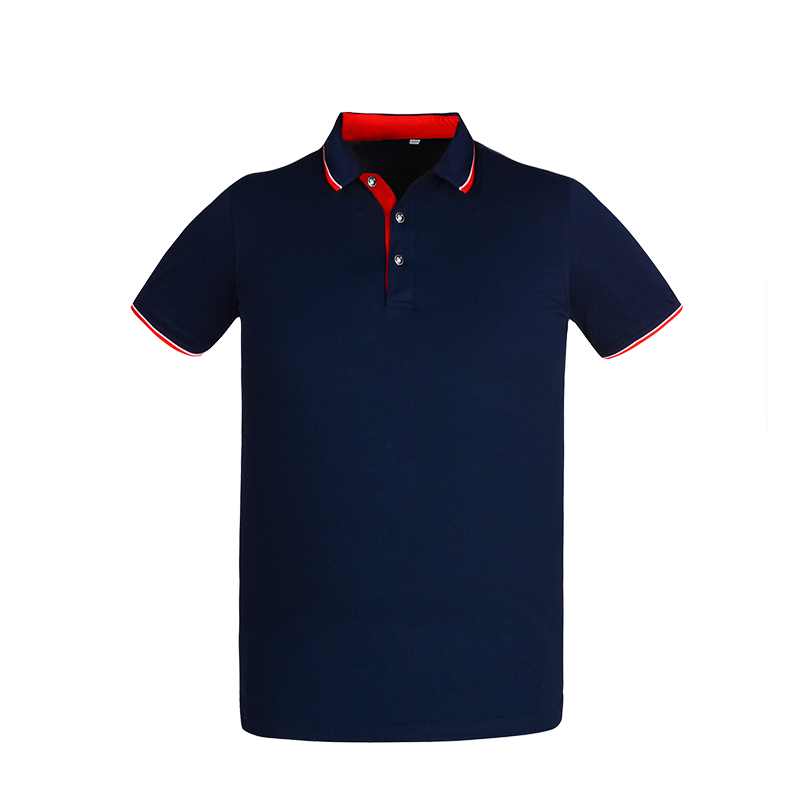 Quick-Dry Polo Work T-Shirt – Moisture-Wicking with Stretch Cuffs & Turn-Down Collar-2
