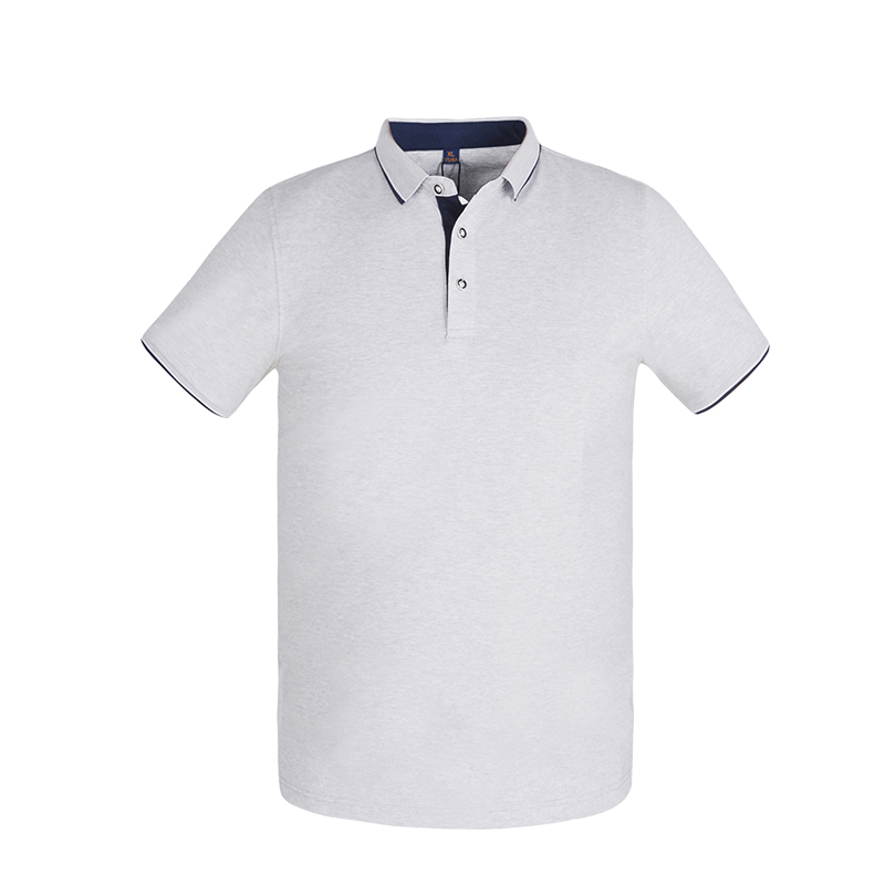 Quick-Dry Polo Work T-Shirt – Moisture-Wicking with Stretch Cuffs & Turn-Down Collar-0