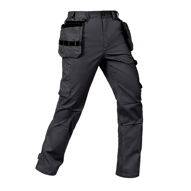 Multi-Pocket Stretchy Work Pants with Detachable Tool Pouches – Anti-Static Fabric [B264]-0