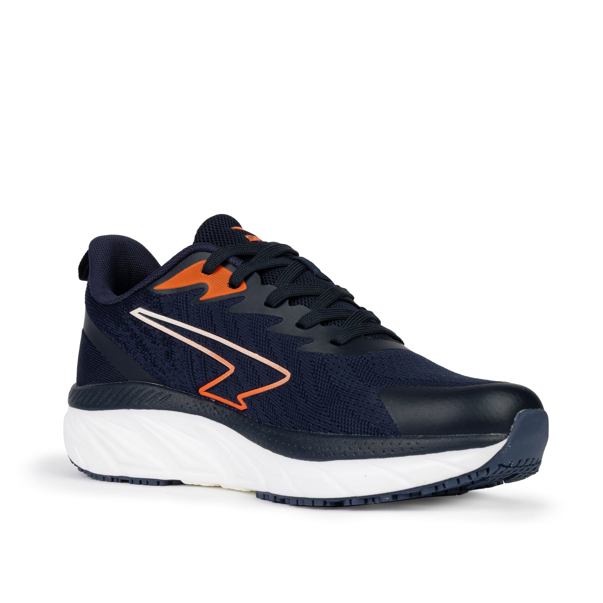 Cache Mens Runners - Navy/Orange-1