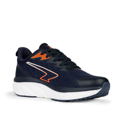 Cache Mens Runners - Navy/Orange-1
