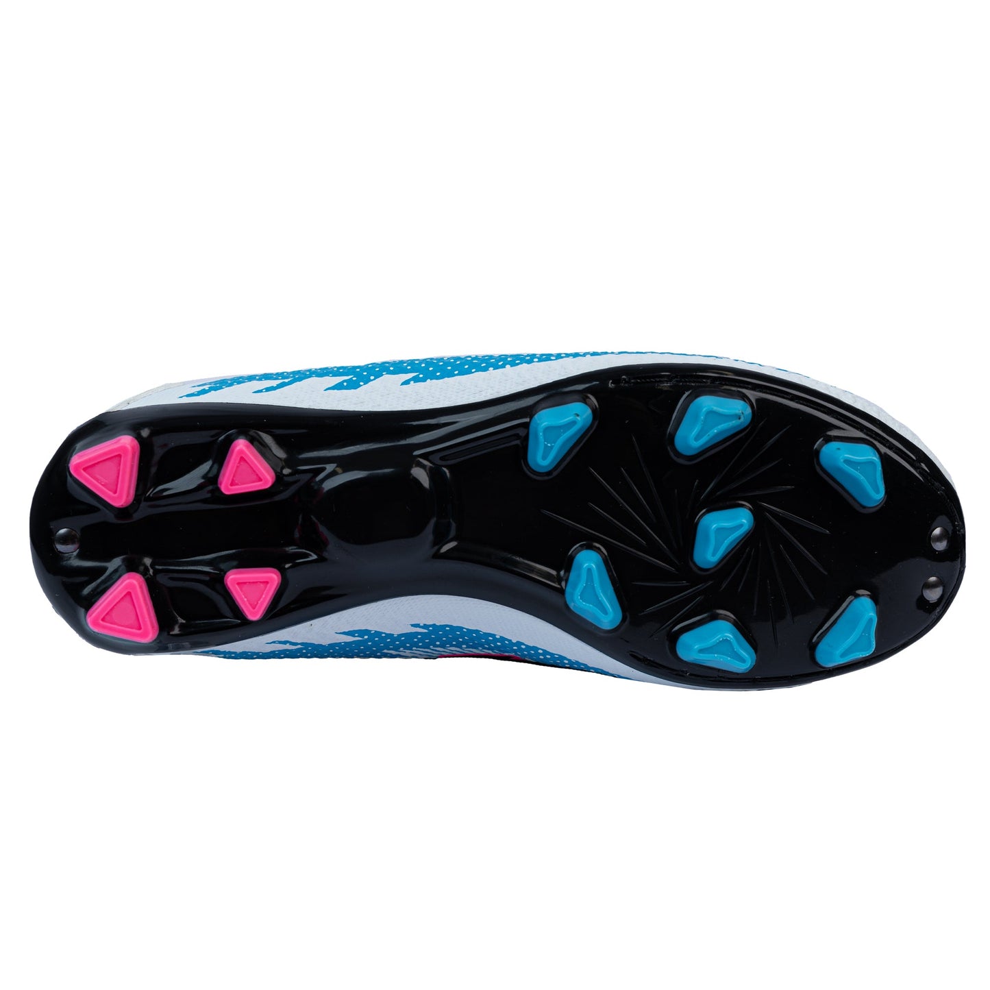 Knight XTR Junior Football Boots - White/Sky/Pink