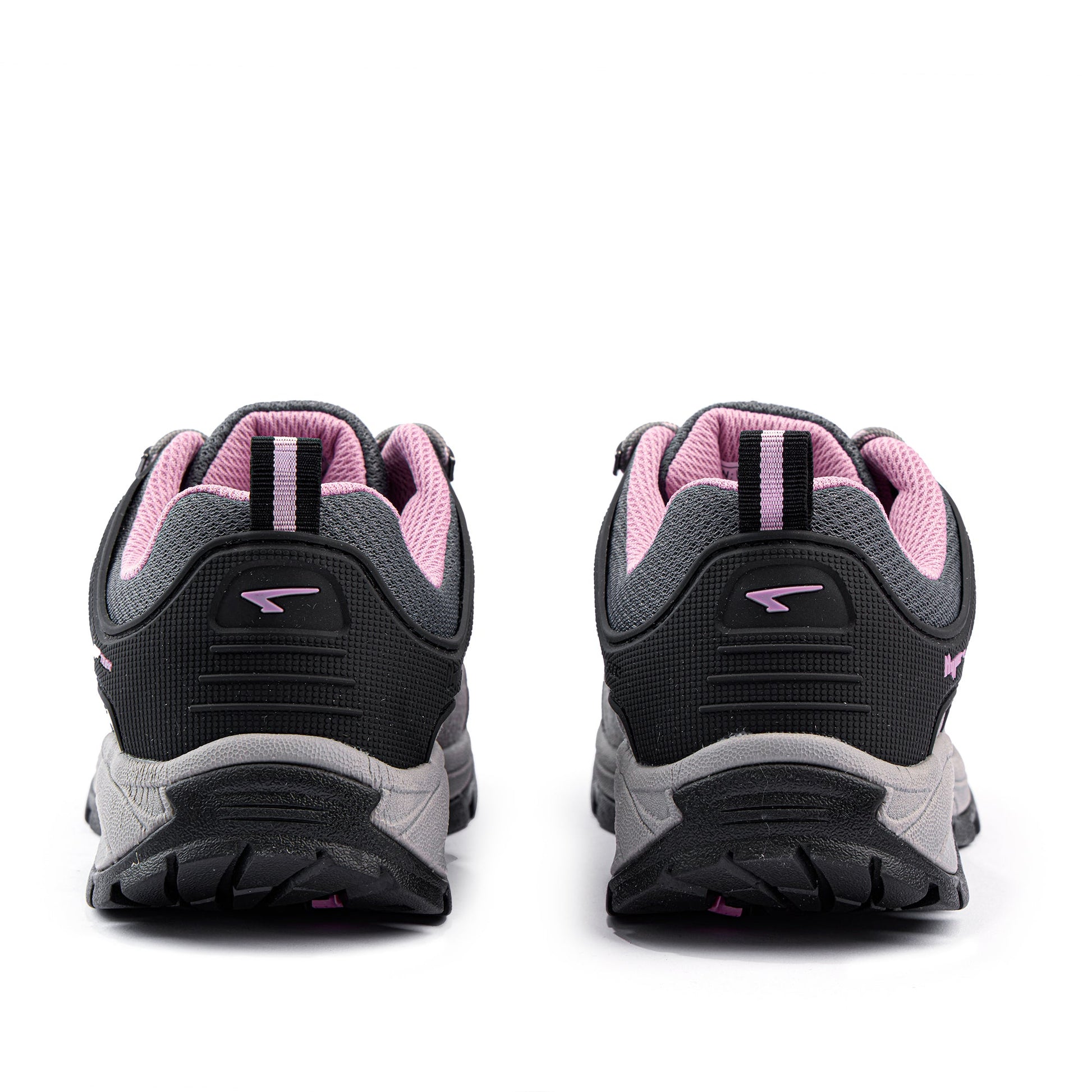 Pioneer Ladies Lace Up Runner Charcoal/Black-3