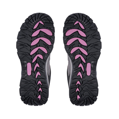 Pioneer Ladies Lace Up Runner Charcoal/Black-4