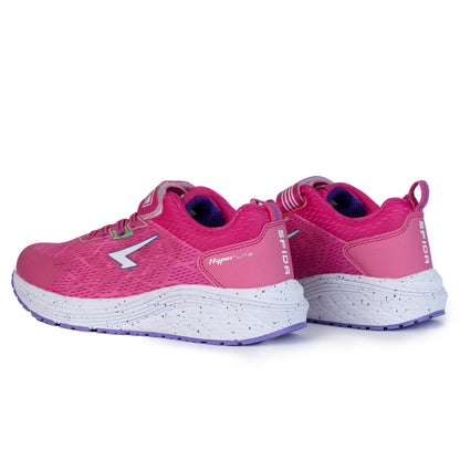 Prota Girls V  Strap Runner - Fuchsia/Lilac