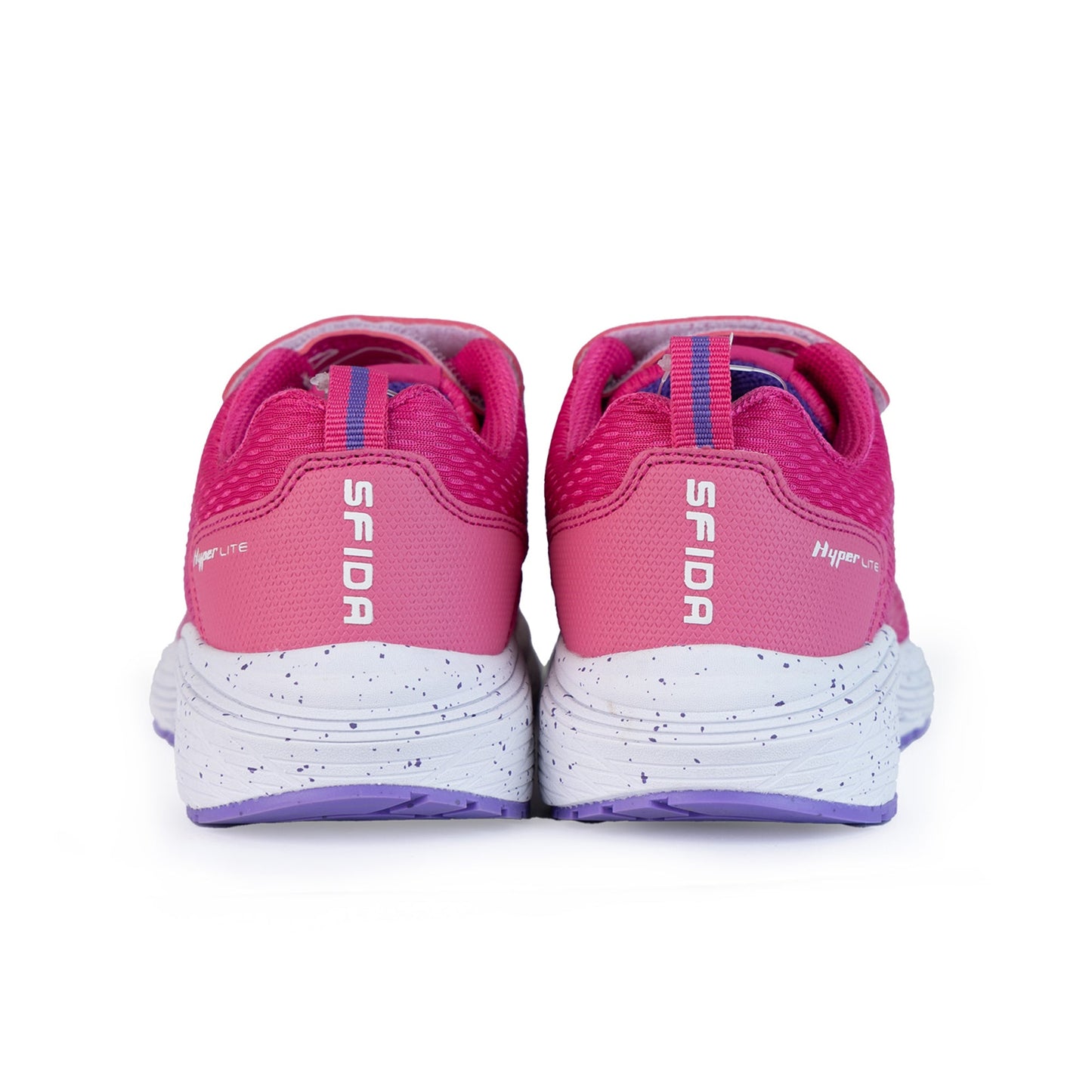 Prota Girls V  Strap Runner - Fuchsia/Lilac
