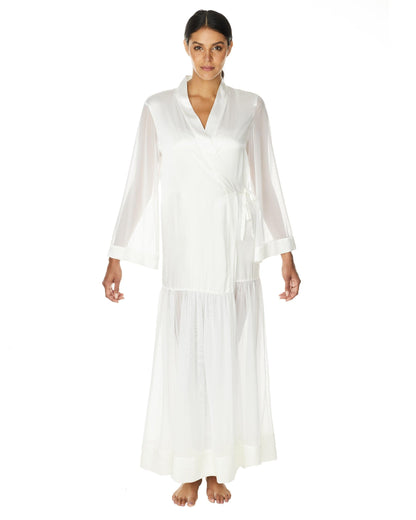 Silk Lace Applique Sheer Robe, Sirius.