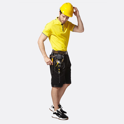 Utility Work Shorts with Detachable Tool Pockets [B219]-2