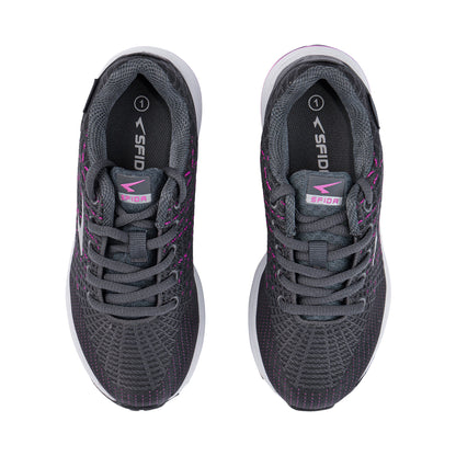 Weave Girls Lace Runners - Charcoal Fuchsia