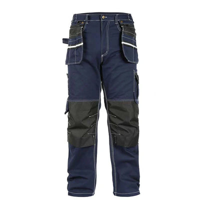 100% Cotton Cargo Pants with Detachable and Movable Hanging Pockets, Knee Pad Installable, Durable for Outdoor Working [B111]-4