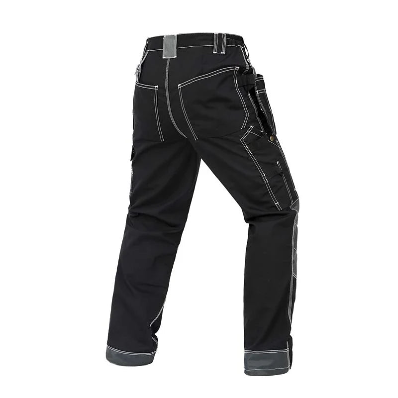 Polyester Cotton Cargo Work Pants with Detachable Tool Pockets & Knee Reinforcement – B128-4