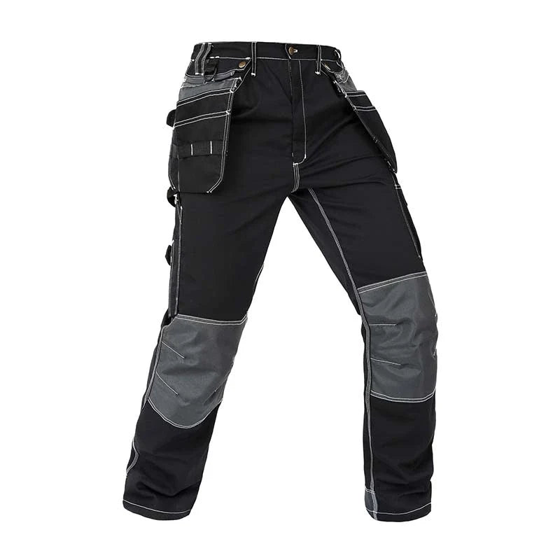 Polyester Cotton Cargo Work Pants with Detachable Tool Pockets & Knee Reinforcement – B128-2