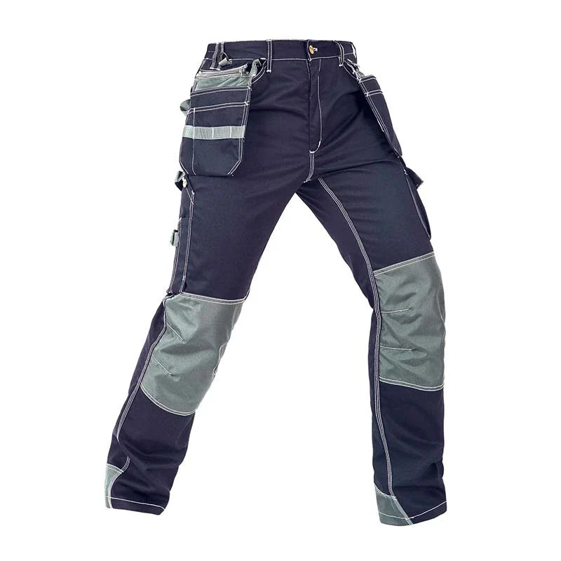Polyester Cotton Cargo Work Pants with Detachable Tool Pockets & Knee Reinforcement – B128-3