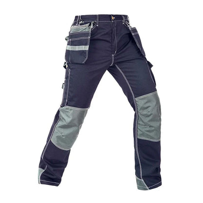 Polyester Cotton Cargo Work Pants with Detachable Tool Pockets & Knee Reinforcement – B128-3