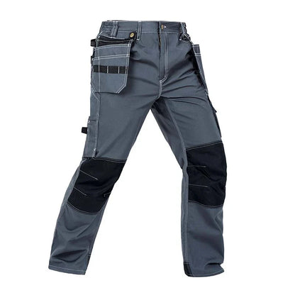 Polyester Cotton Cargo Work Pants with Detachable Tool Pockets & Knee Reinforcement – B128-1