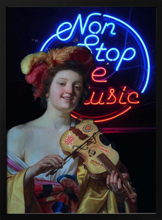 Non Stop the Music- Canvas Print